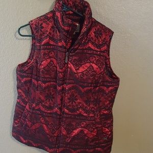 Ariat Women's Red and Black Vest